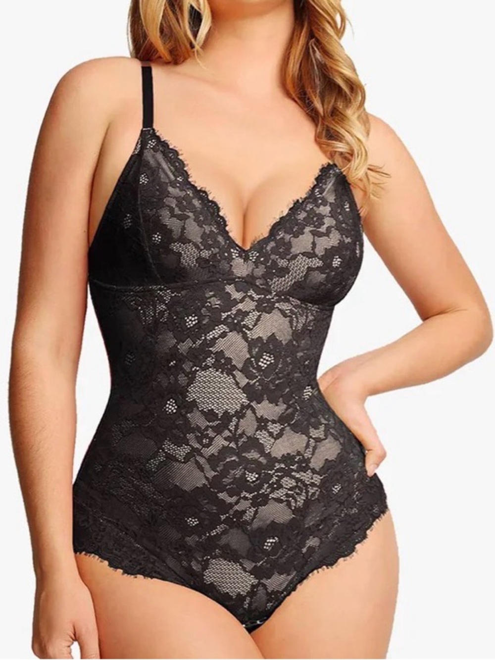 Black Lace Bodysuit Shapewear
